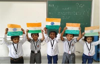 Independence Day Celebrated At Ramjas School 
